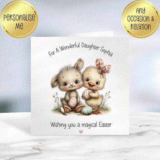 Bunny & Duck Themed Easter