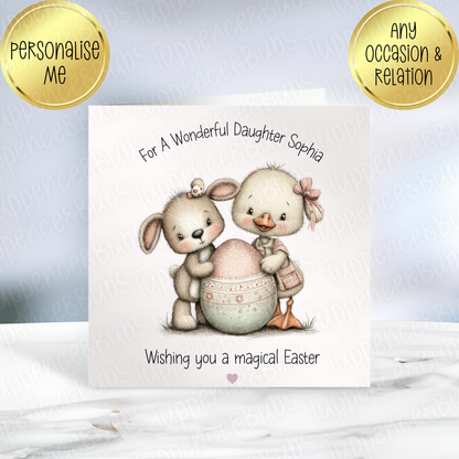 Bunny & Duck Themed Easter