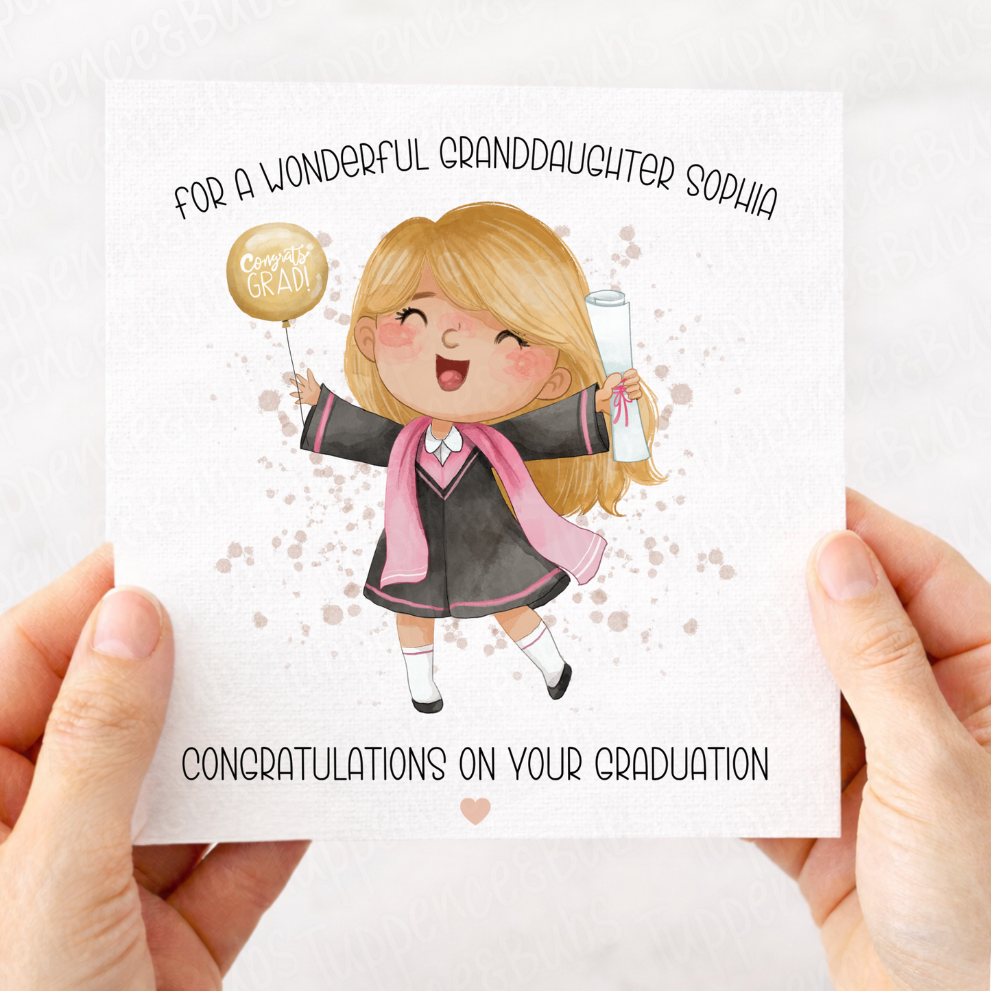 Female Graduation Card - 4 Options