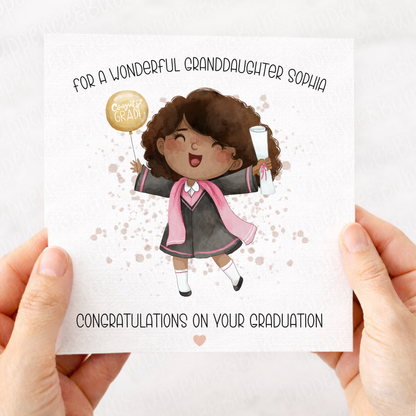 Female Graduation Card - 4 Options