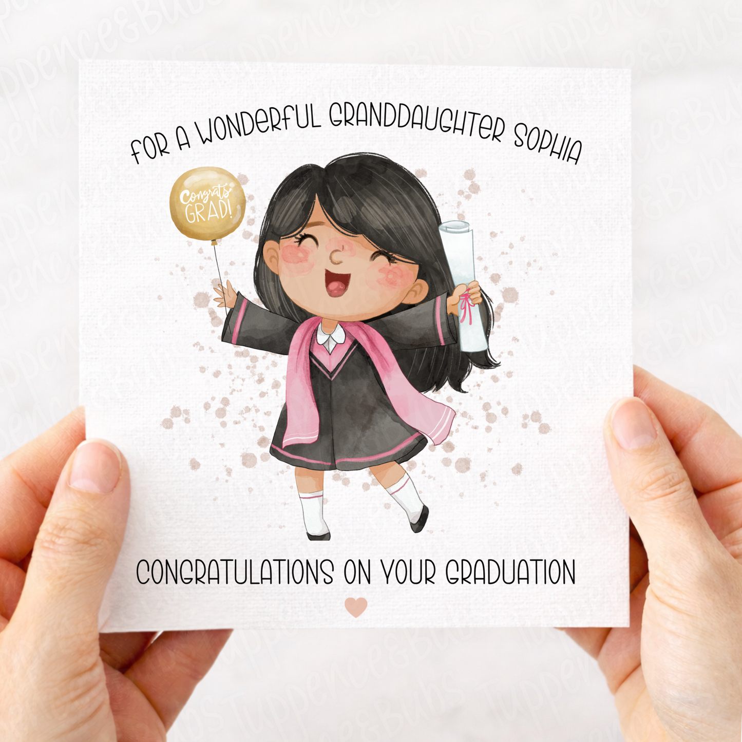 Female Graduation Card - 4 Options