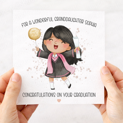 Female Graduation Card - 4 Options