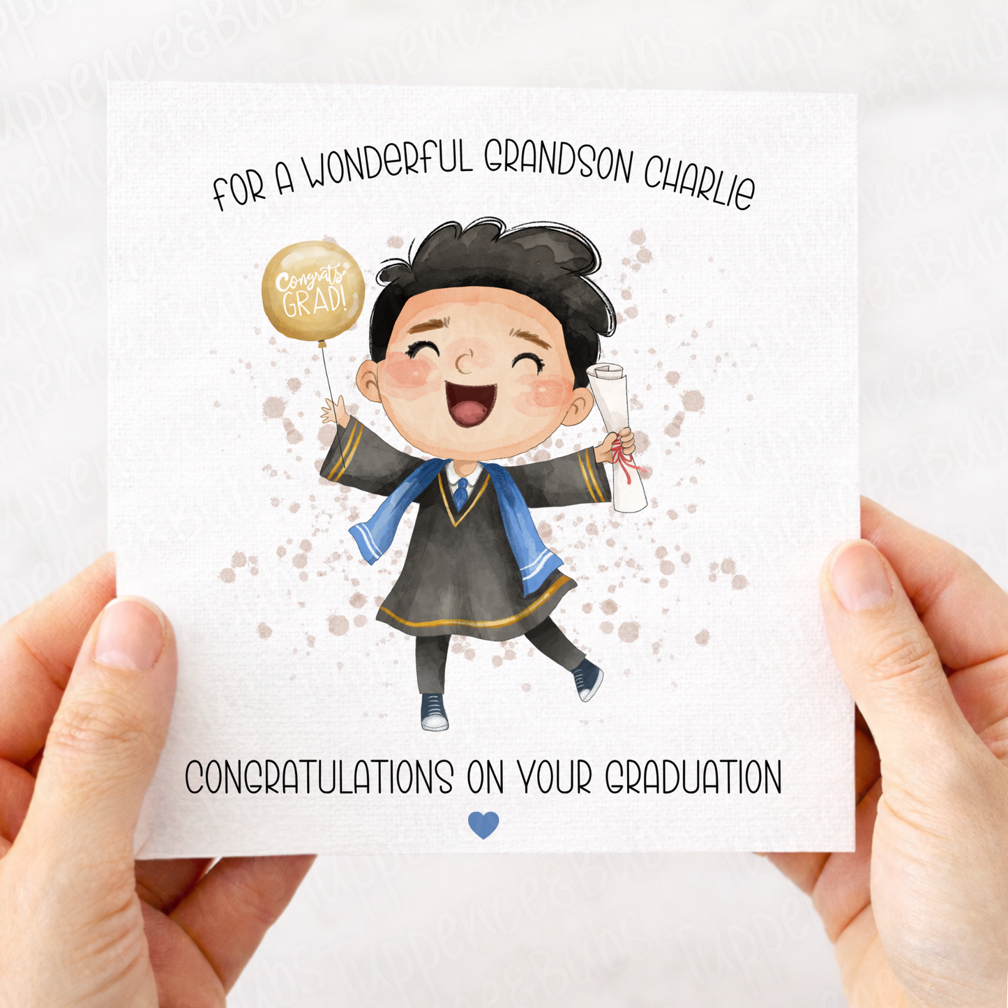 Male Graduation Card - 4 Options
