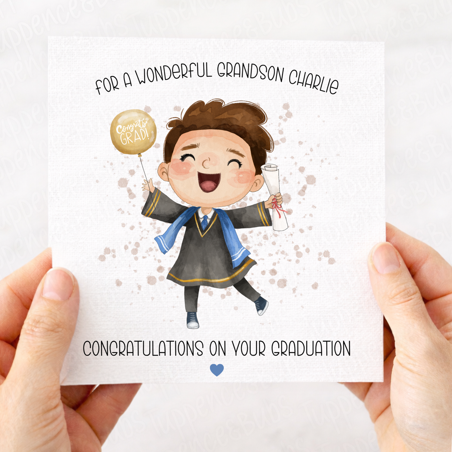 Male Graduation Card - 4 Options