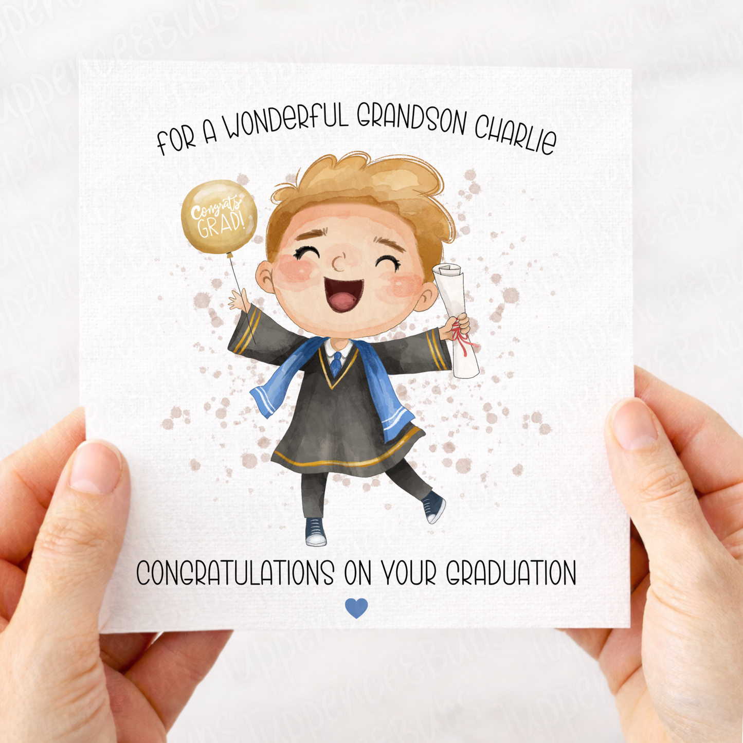 Male Graduation Card - 4 Options