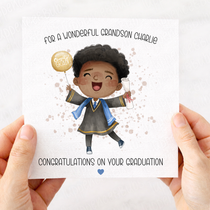Male Graduation Card - 4 Options