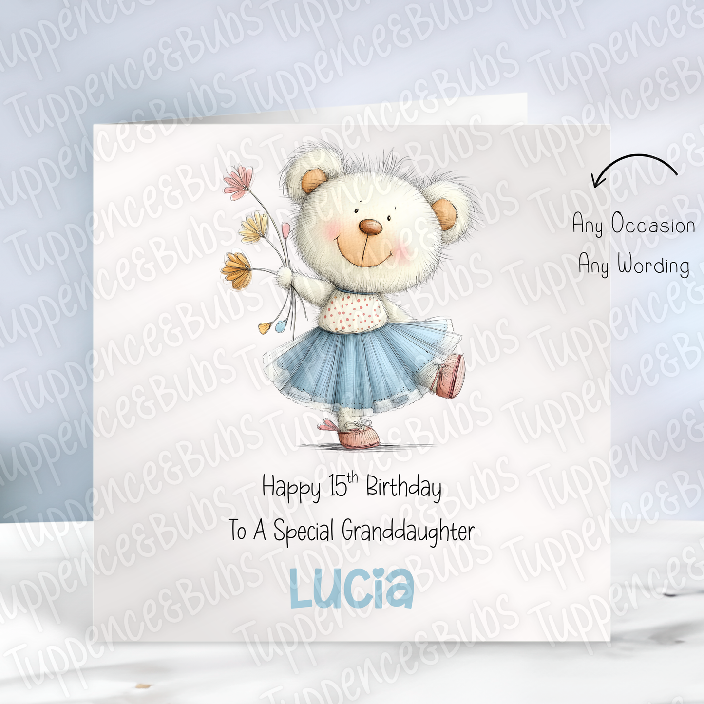 Goose/Duck Themed Birthday Card