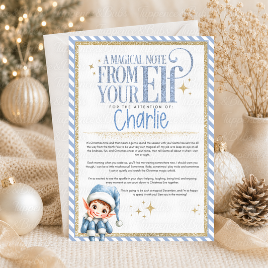 Personalised Christmas Elf Letter – 3 Designs
