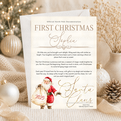 Personalised Santa Christmas Letter – 4 Designs