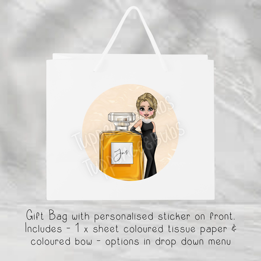Coco Perfume Inspired Gift Bag - 2 Sizes Available