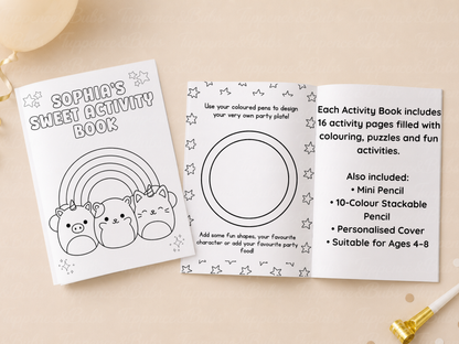 Squish Themed A5 Activity Book