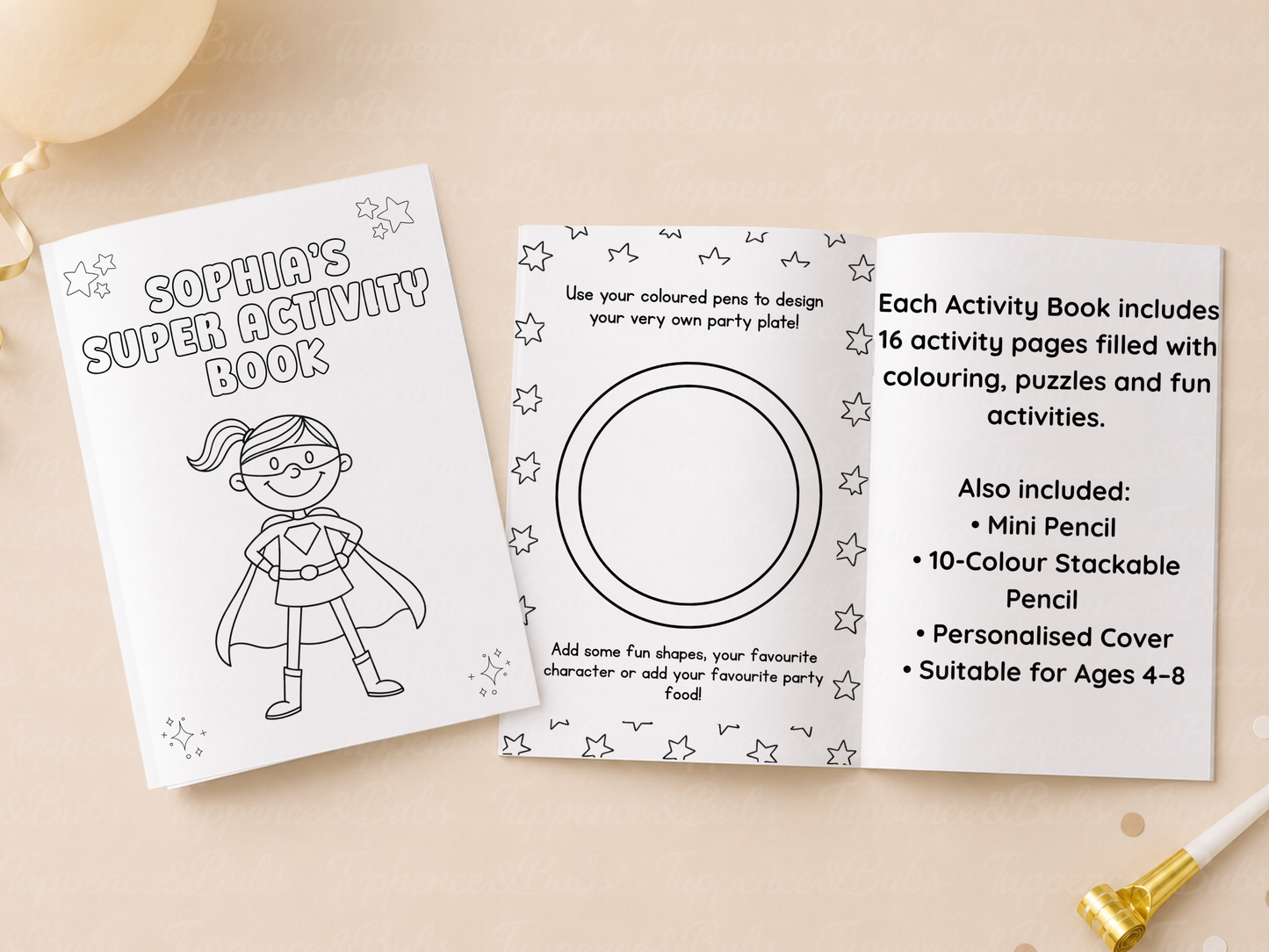 Super Hero Girl Activity Book (A5)