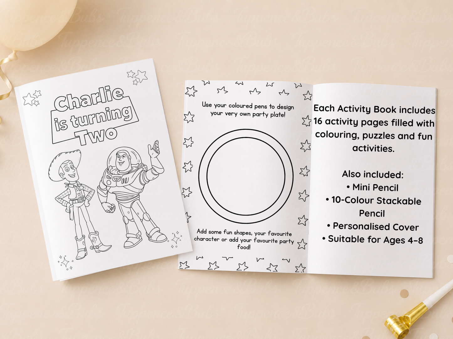 Toy Themed Activity Book (A5)