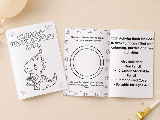 Dinosaur Themed Activity Book