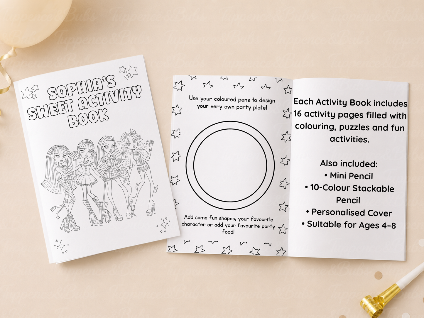Monster High Themed Activity Book (A5)