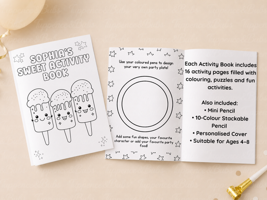 Sweet Themed Activity Book