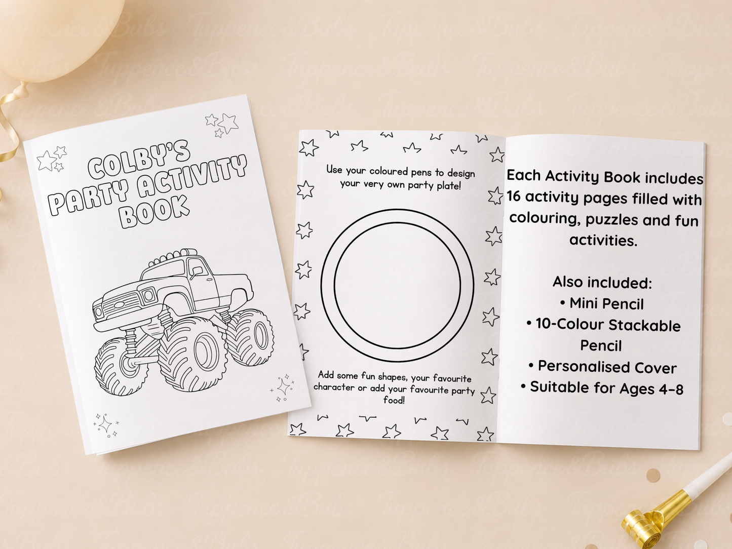 Monster Truck Activity Book (A5)