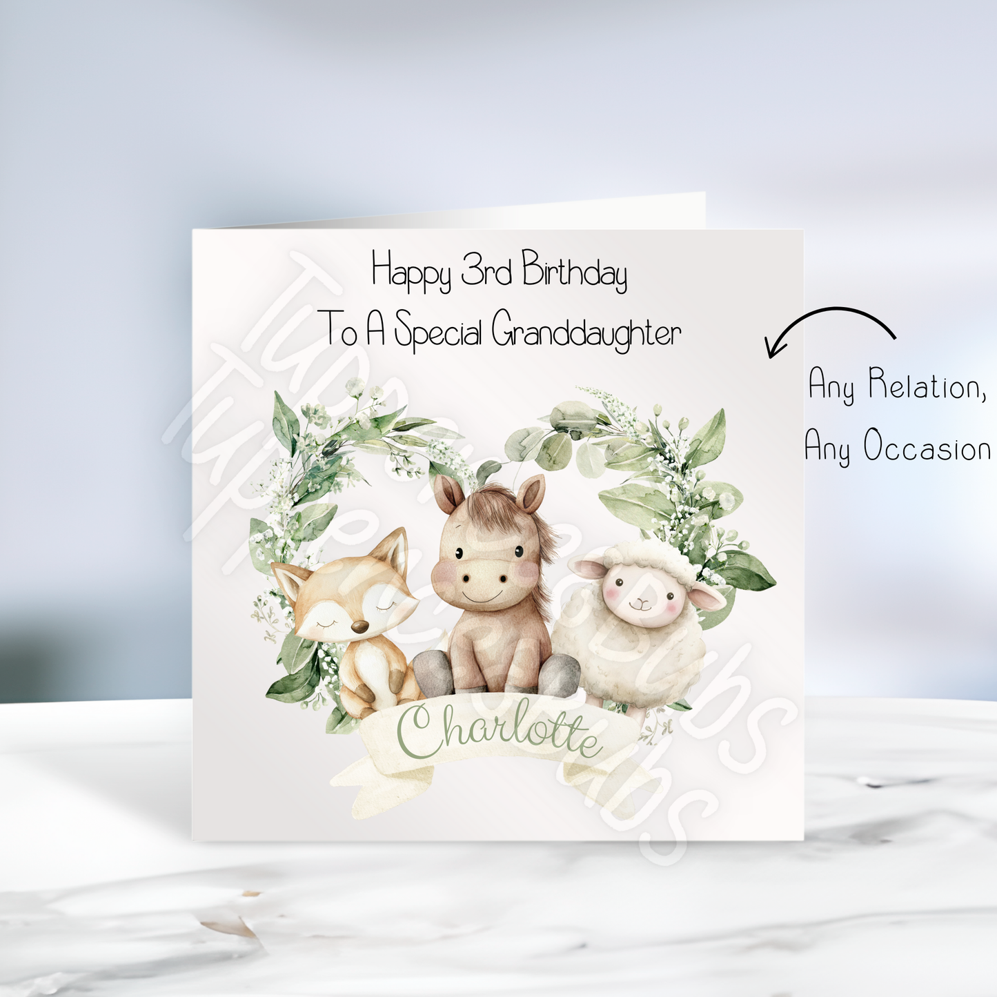 Safari Themed Birthday Card - 2 designs