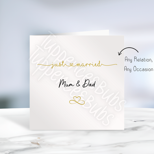 Just Married Card