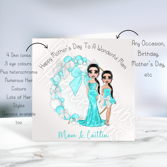 Tiffany Inspired Birthday Card - Teen & Adult