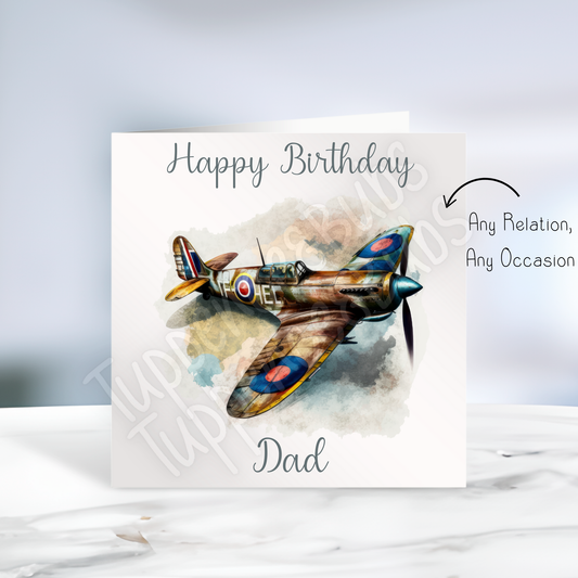 Airplane Birthday Card
