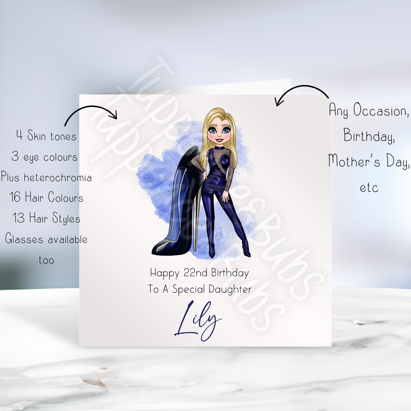 Carolina Perfume Inspired Birthday Card