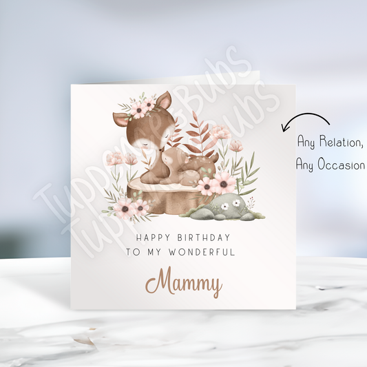 Animal Themed Birthday Card