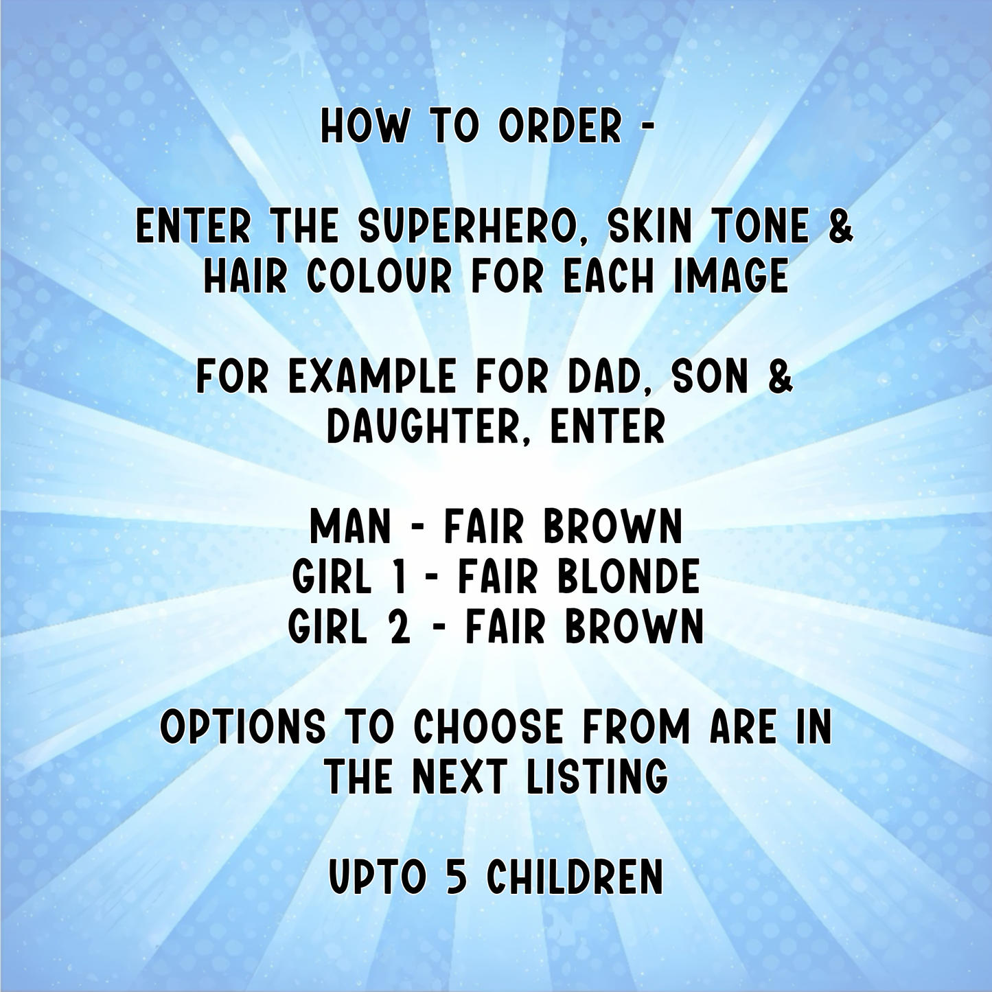 Super Hero Themed Father's Day Card