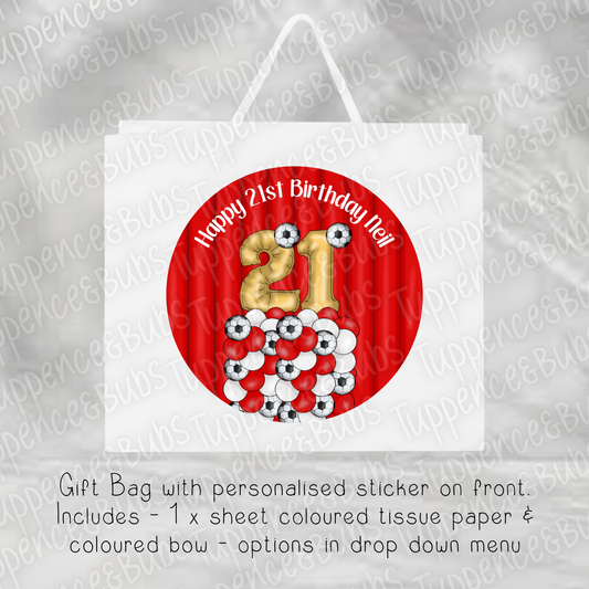 Football Gift Bag - 7 Designs