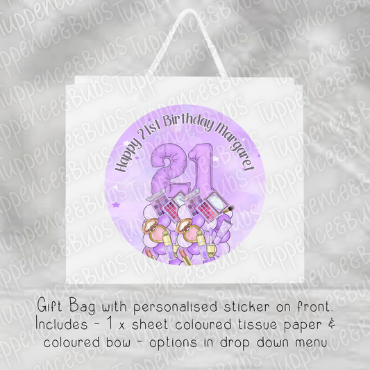 Make Up Inspired Gift Bag - 3 Designs