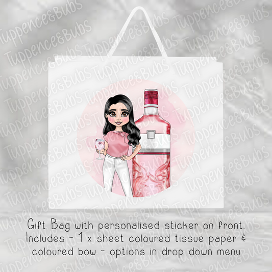 Pink Gin Inspired Gift Bag - 2 Sizes