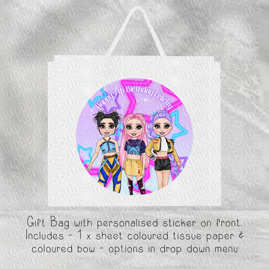 Music Inspired Gift Bag - 2 sizes