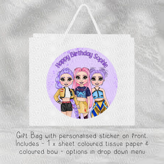 Music Themed Gift Bag - 4 designs