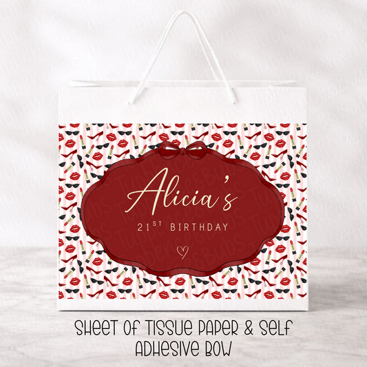 Devil Wears Heels Gift Bag