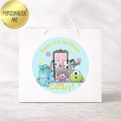 Monsters Inc Themed Gift Bag