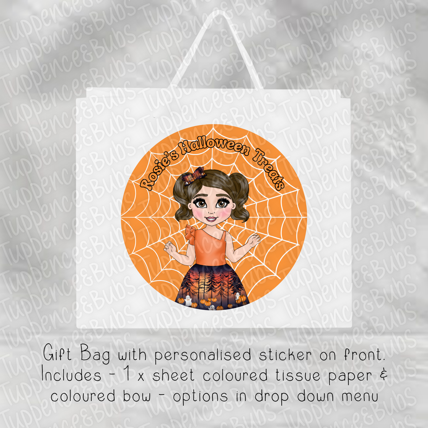 Toddler Girl Halloween Themed Gift Bag
