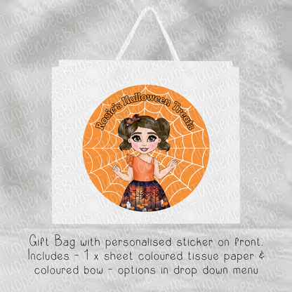 Toddler Girl Halloween Themed Gift Bag