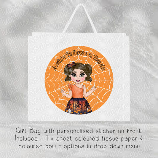 Toddler Girl Halloween Themed Gift Bag