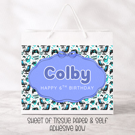 Custom Gaming Gift Bag - 4 Options