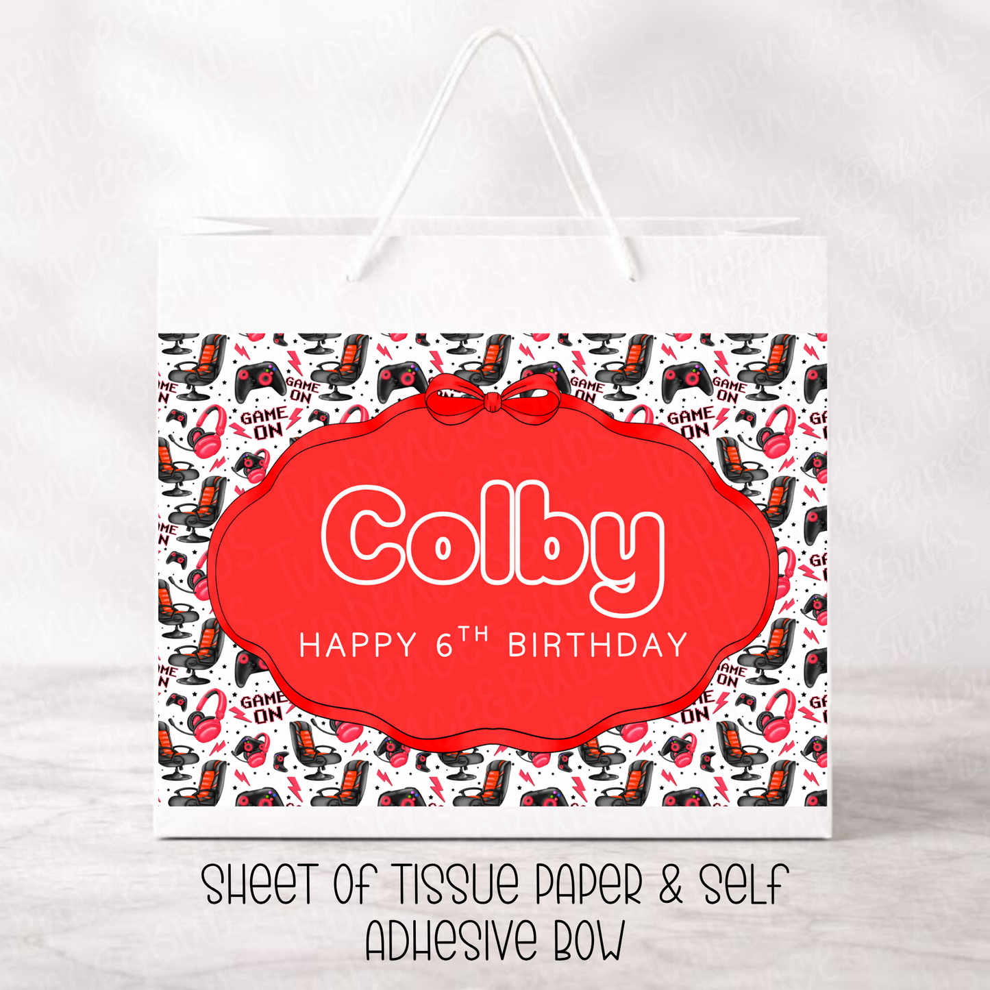 Custom Gaming Gift Bag - 4 Options