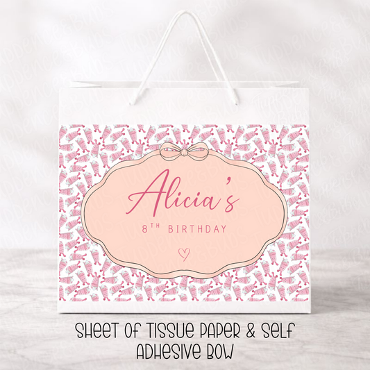 Custom Milkshake Jelly Plushie Gift Bag