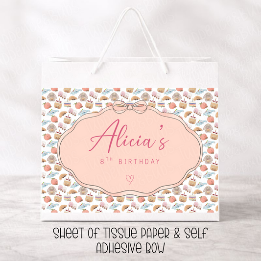 Custom Birthday Plushie Gift Bag - 2 Options