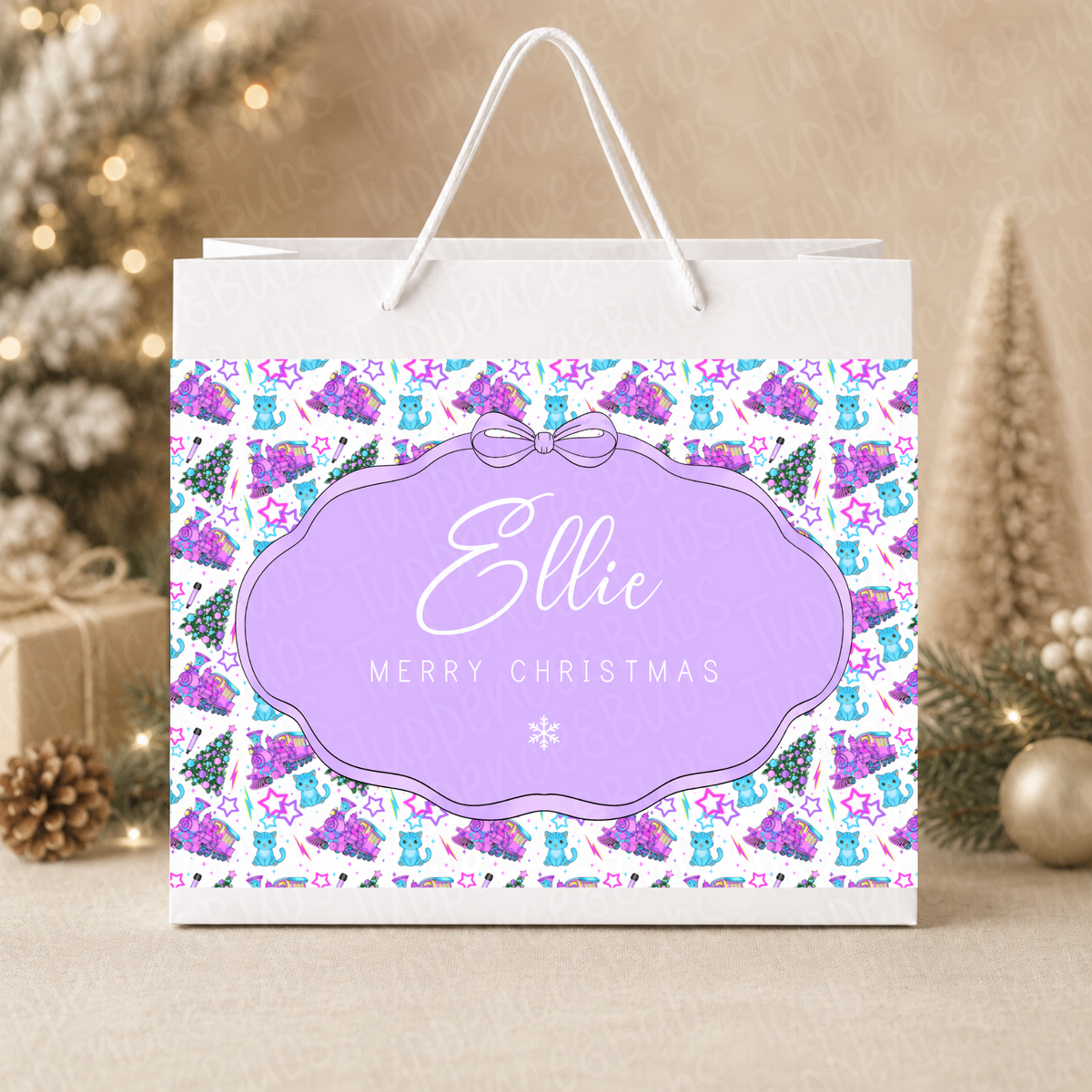 Personalised K-Pop Inspired Christmas Gift Bag