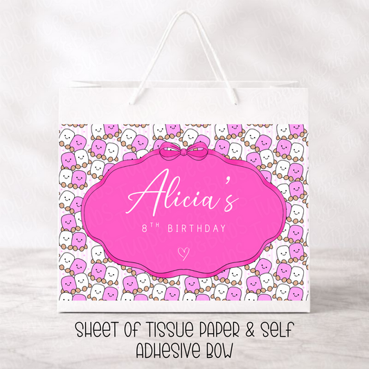 Kawaii Marshmallow Gift Bag - 30cm