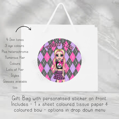 Monster High Inspired Gift Bag