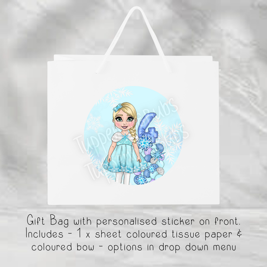 Elsa Inspired Gift Bag - 2 Sizes Available