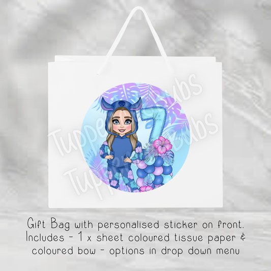 Stitch Inspired Gift Bag - 2 sizes available