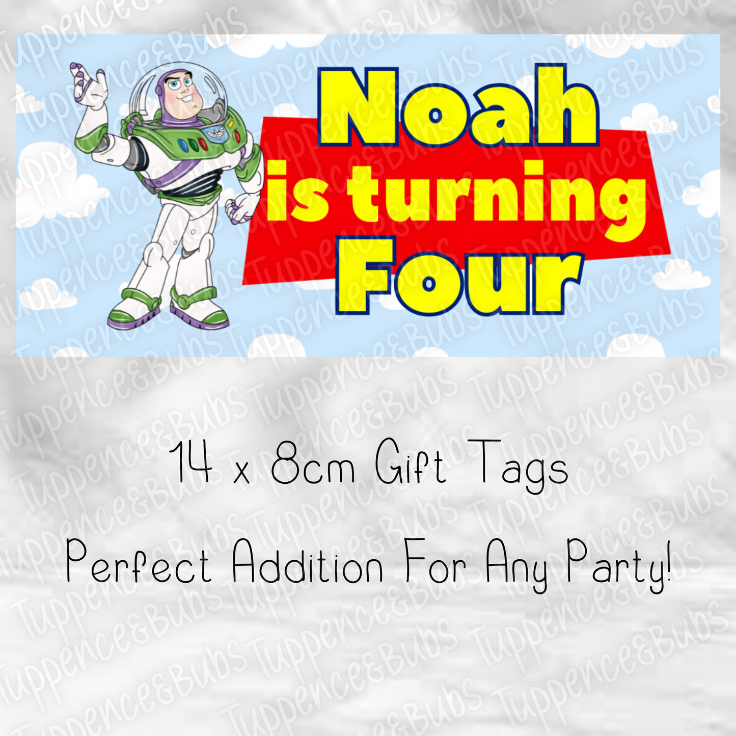 Toy Story Themed Labels