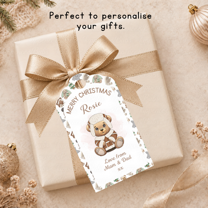 Personalised Christmas Plushie Gift Tags – Cute Festive Designs