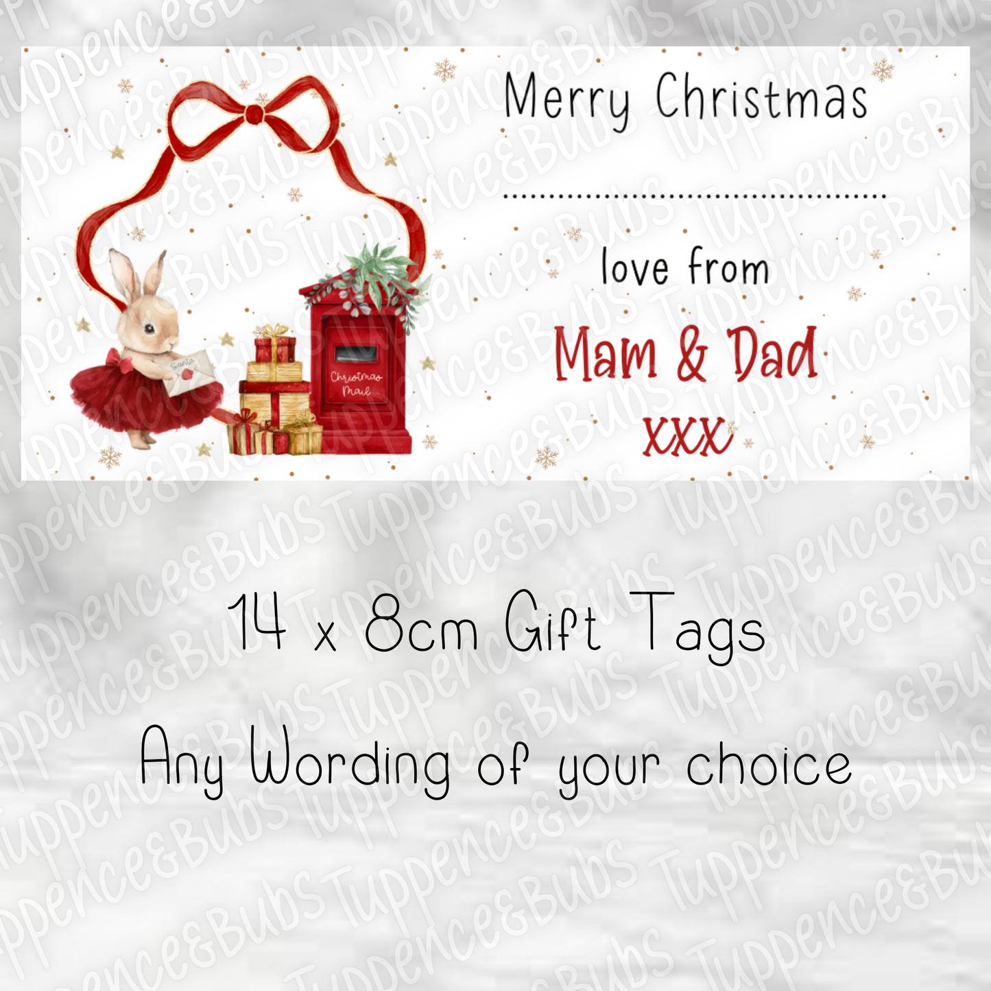 Bunny/Bear Themed Gift Tags - 4 Designs